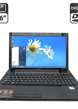 Ноутбук lenovo g580 / 15.6" (1366x768) tn / intel pentium b960 (2 ядра по 2.2 ghz) / 8 gb ddr3 / 500 gb hdd / intel hd graphics /