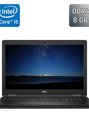 Ультрабук dell latitude 5590 / 15.6" (1920x1080) ips / intel core i5-8350u (4 (8) ядра по 1.7 - 3.6 ghz) / 8 gb ddr4 / 256 gb ssd