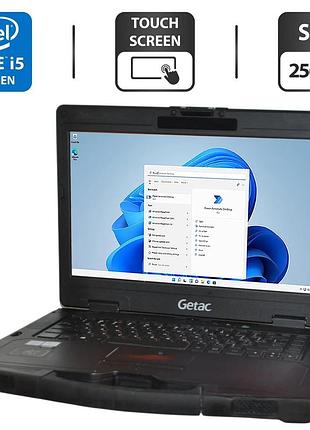 Напівзахищений ноутбук getac s410 g2 / 14" (1366x768) tn touch / intel core i5-8250u (4 (8) ядра по 1.6 - 3.4 ghz) / 16 gb ddr4 /