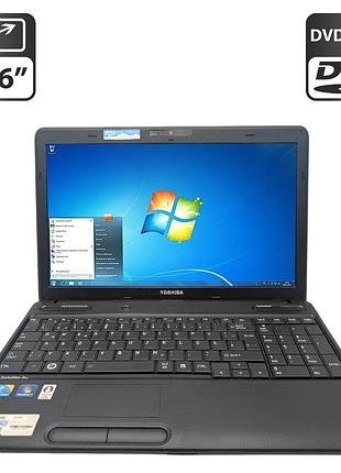 Ноутбук toshiba satellite c660 / 15.6" (1366x768) tn / intel core i3-370m (2 (4) ядра по 2.4 ghz) / 6 gb ddr3 / 250 gb hdd / intel