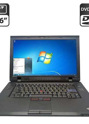 Ноутбук lenovo thinkpad sl510 / 15.6" (1366x768) tn / intel core 2 duo t6570 (2 ядра по 2.1 ghz) / 6 gb ddr3 / 250 gb hdd / intel