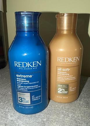 Redken шампунь extreme/alls soft