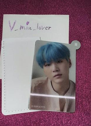 Bts suga юнгі лентикулярне зеркало та чохол офіційні