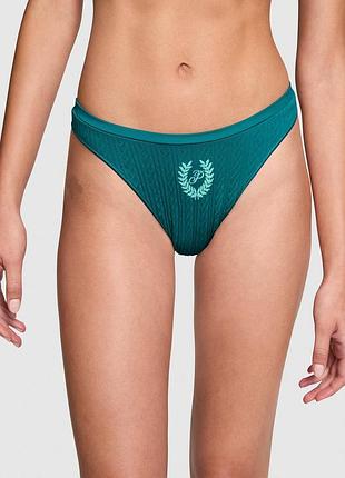 Женские трусики victoria’s secret (34312955164346) seamless high-leg thong s зеленые