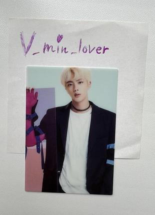 Bts the best jin пластикова японська карта джин офіційна мерч бтс