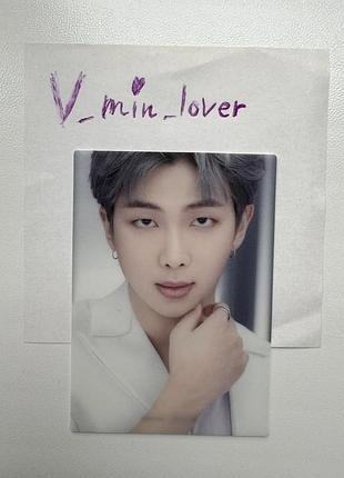 Bts the best rm офіційна пластикова японська карта намджун