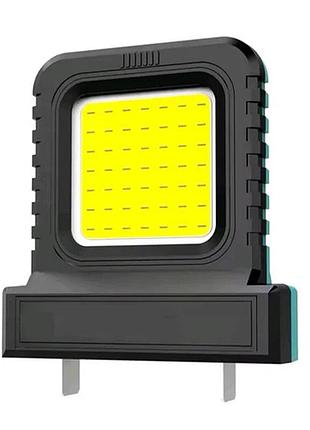 Світлодіодний ліхтар для акумулятора 20-21в makita dewalt, регульовані контакти