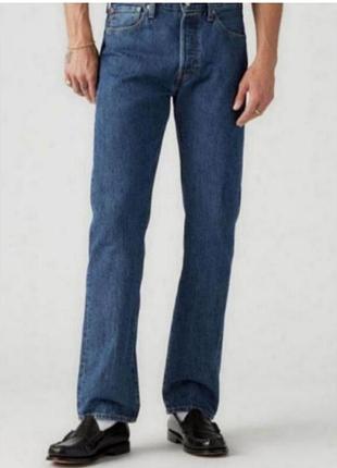 Нові чоловічі джинси levi's на ґудзиках 501 модель