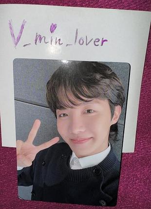 Bts army membership j-hope офіційна колекційна карта хосок