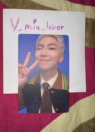 Bts rm proof collectors офіційна карта намджун мерч бтс