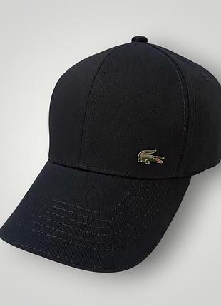 Кепка бейсболка lacoste (чорна)