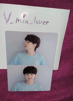 Bts suga колекційна карта юнгі бтс мерч
