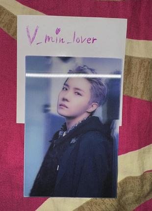 Bts proof j-hope офіційний колекційний лімітований лентикуляр 3d хосок мерч бтс