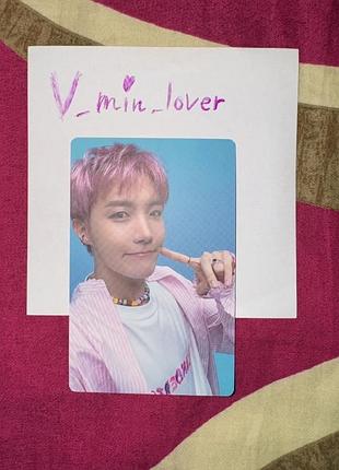 Bts j-hope proof collector офіційна колекційна карта хосока мерч бтс