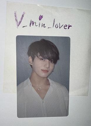 Bts чонгук proof collector офіційна колекційна карта чонгук мерч бтс