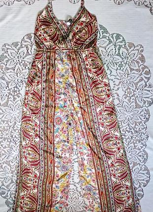 Яскравий,шикарний довгий комбінезон, ромпер
