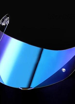 Визор на шлем agv revo blue