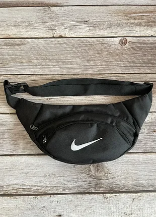Бананка чорна nike, сумка через плече спорт найк