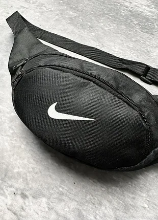 Бананка чорна чоловіча nike, сумка спорт через плече найк 5