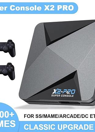 Супер консоль x2 pro + android tv box (без игр) уценка
