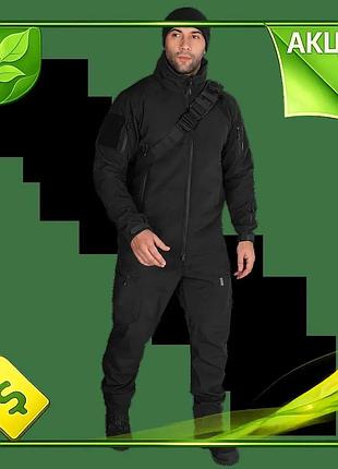 Ve куртка camotec phantom softshell new version черная 3xl тактическая для охранных структур мембранна n6w_ver