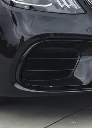 Передній окуляр в бампер s63 2018-2020 (правий) для mercedes s-сlass w222 рр