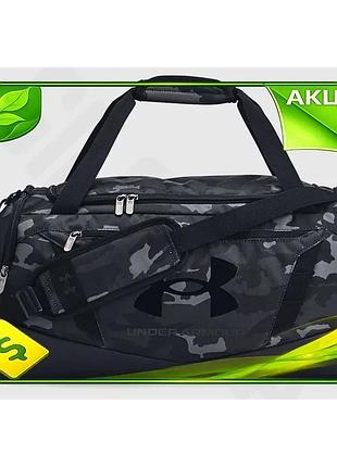 Ve сумка ua undeniable duffle new version 40l черная водостойкая спортивная сумка для путешествий и тр n6w_ver