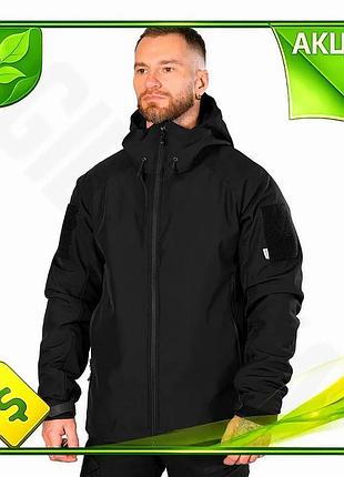 Ve куртка camotec softshell черная new version 2xl для защиты от ветра и влаги легкая форменная куртка n6w_ver