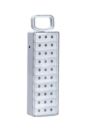 Кемпинговый led-фонарь 30 светодиодов для дома и гаража 6 батареек белый mc-0290