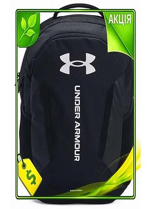 Ve рюкзак under armour ua new version hustle 6.0 29l чорний для повсякденного використання і тренувань n6w_ver