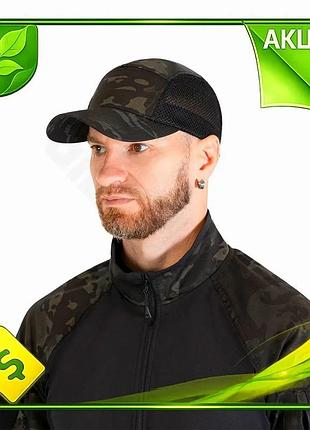 Ve бейсболка camotec 5panel mesh new version twill черная для военных и повседневной носки кепка с сет n6w_ver