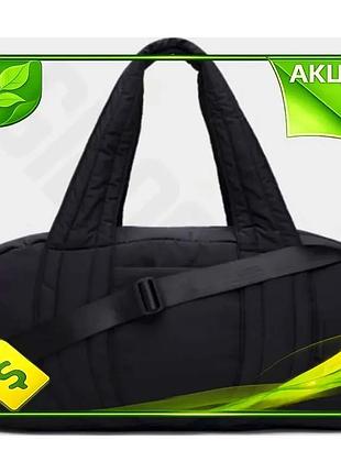 Ve сумка ua studio soft new version duffle 35l черная спортивная сумка для путешествий и тренировок с n6w_ver