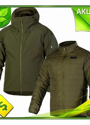 Ve комплект 2в1 куртка camotec new version softshell з підстібкою для чоловіків зимова куртка водонепр n6w_ver