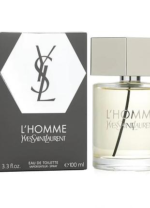 Туалетна вода yves saint laurent l'homme eau de toilette spray 100мл