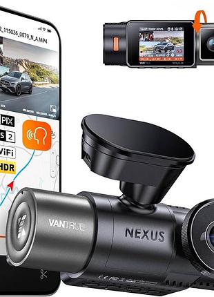 Видеорегистратор vantrue nexus 2x n2x wi-fi gps 2-канальный (без аксессуаров), состояние нового