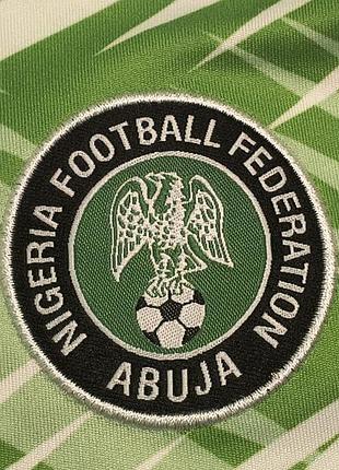 Nike nigeria football federation abuja -футболка фанатская сб. нигерии - s\m