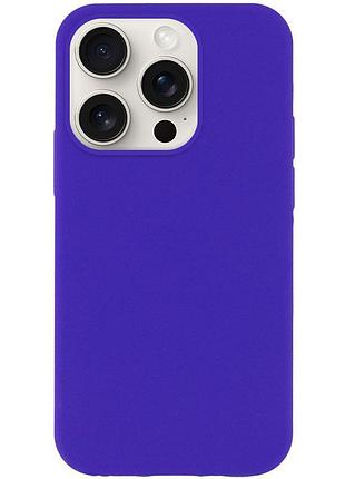 Чехол silicone case full protective (aa) no logo для apple iphone 16 pro max (6.9") фиолетовый / ultra violet