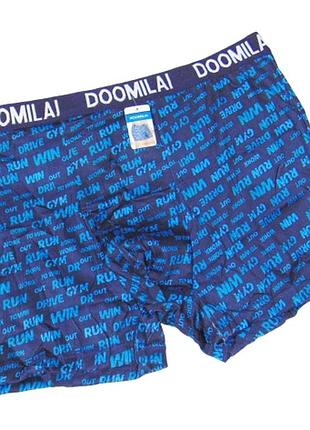 Мужские трусы doomilai 2xl синие 01875
