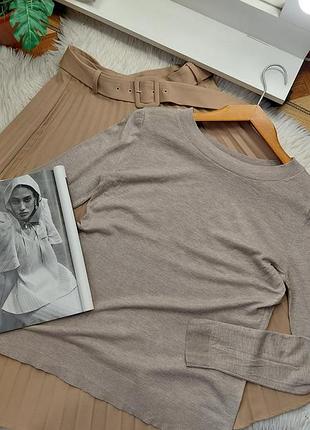 Джемпер из тонкой шерсти и шелка massimo dutti