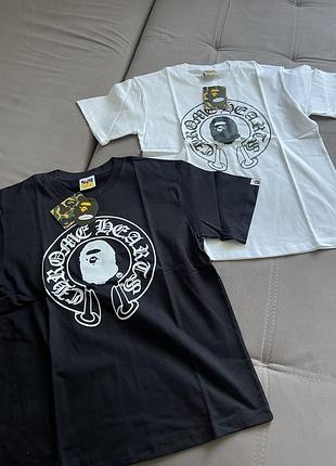 Футболка bape x chrome hearts