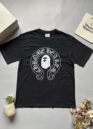 Футболка bape x chrome hearts