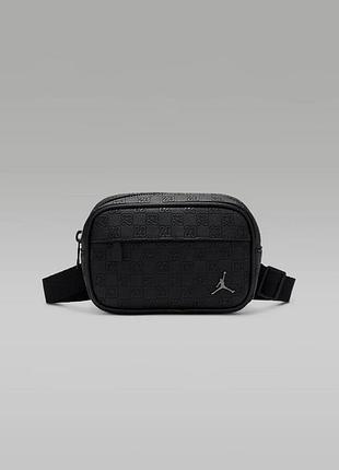 Сумка месенджер crossbody джордан кросбоди jordan monogram camera bag black бананка