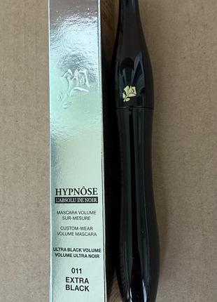Lancome hypnôse l'absolu de noir об'ємна туш для вій, 011 extra black