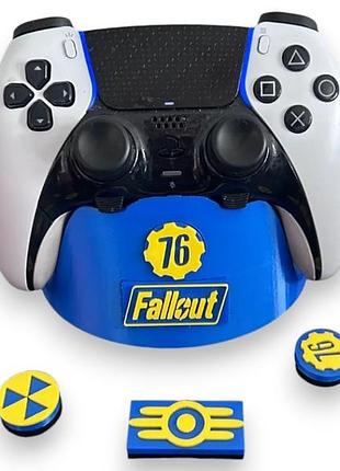 Настольная подставка для геймпадов dualsense и dualsense edge в стиле fallout