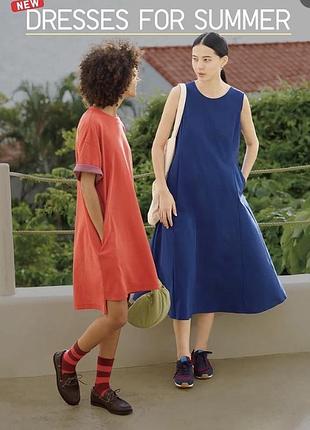 Сукня-футболка оверсайз кольоровий блок uniqlo jw anderson