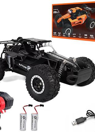 Машинка багі на радіокеруванні 20 км/год drift off-road чорного кольору (3699-087)