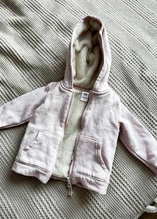 Кофта толстовка на меху  carters