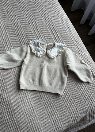 Кофта светр zara 86 на дівчинку