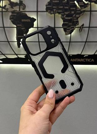 Бронированный чехол iphone 17 pro с magsafe armorhex, противоударный чехол на iphone 17 pro с magsafe