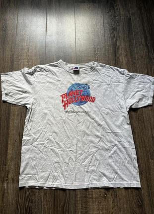 Вінтажна футболка planet hollywood x disney 1991 рік